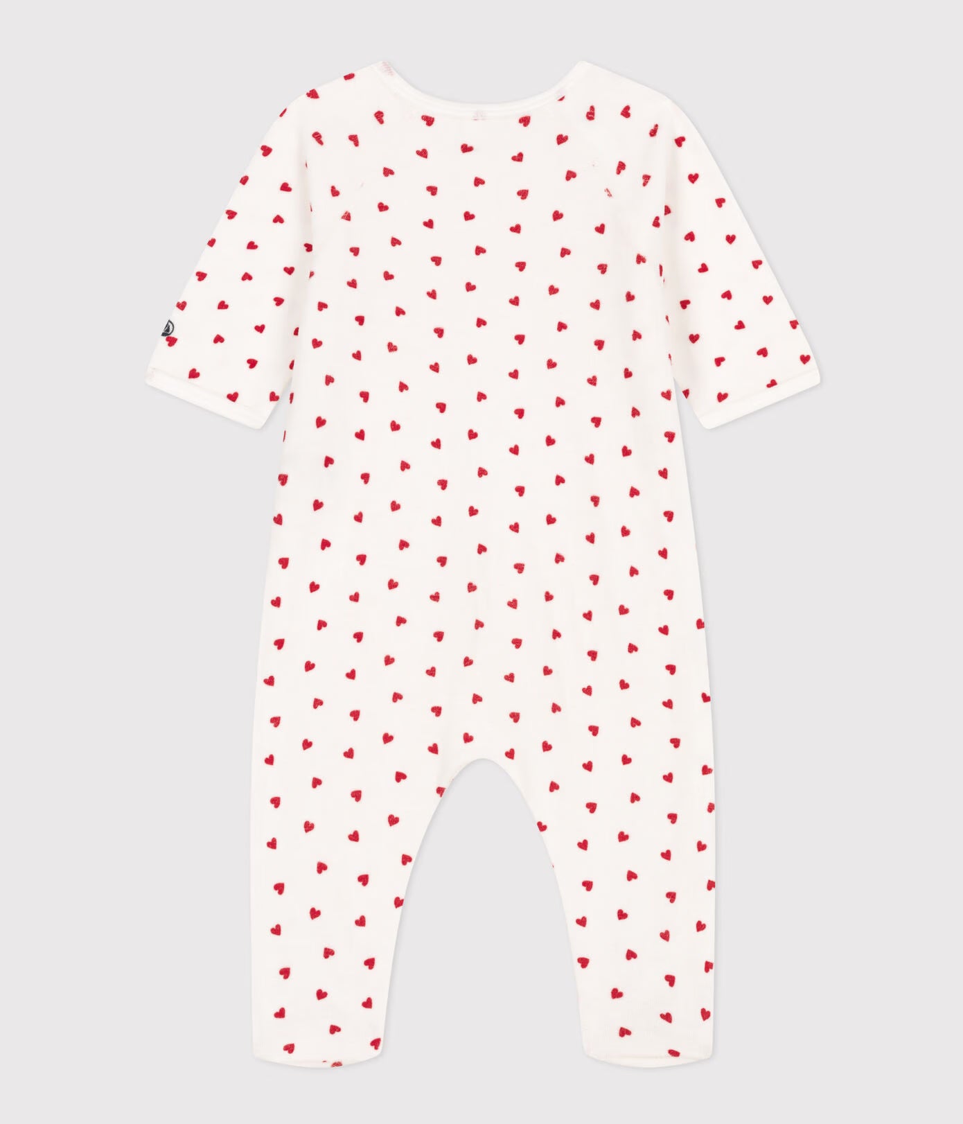 PETIT BATEAU pyjama en velours / coeur