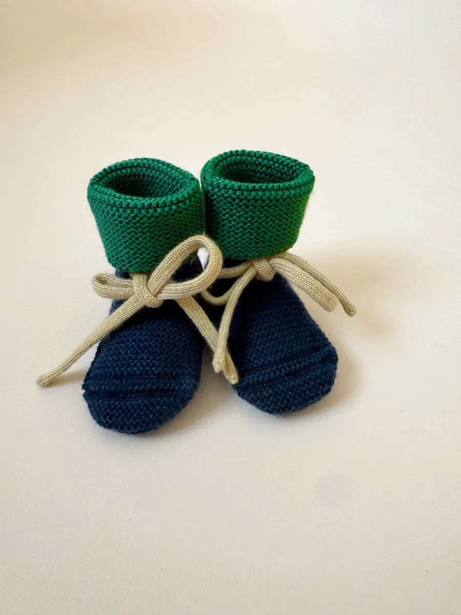 HVID chaussons booties / blue-grass