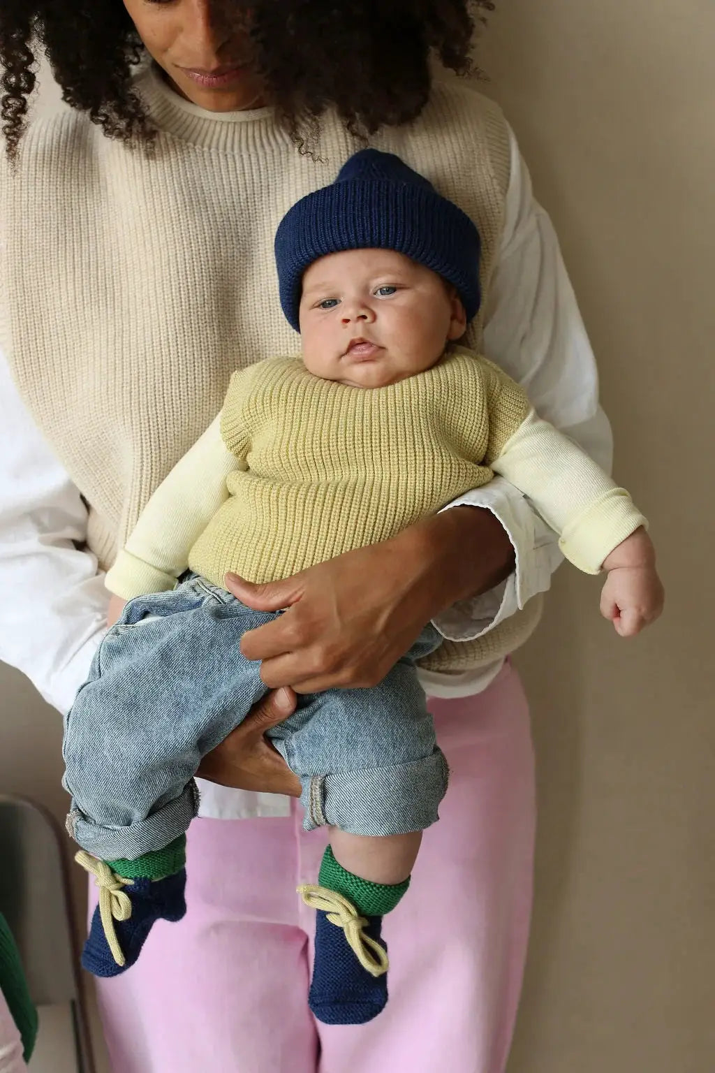 HVID chaussons booties / blue-grass