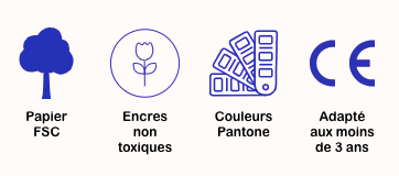 MARCEL ET JOACHIM livre bonne nuit, papier FSC, encres non toxiques