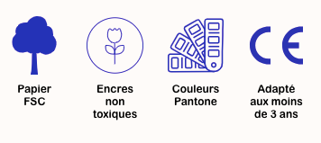 MARCEL ET JOACHIM le livre géant des tout-petits — livre musical Citron Grenadine, papier FSC, encres non toxiques