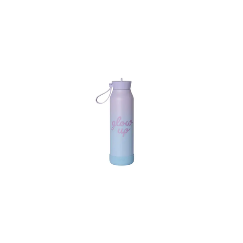 Water bottle Citron Grenadine 500 ml glow up purple-blue gradient with strap