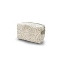 Cosmetic bag Camila BabyShower with soft beige leopard print by Citron Grenadine
