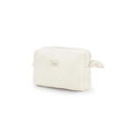 Toiletry bag Babyshower Sophie ivory with textured fabric and knotted side detail by Citron Grenadine.
