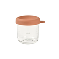 BÉABA glass portion jar 250 ml with terracotta silicone lid
