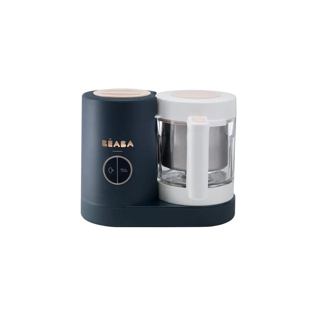 BÉABA Babycook Neo night blue baby food maker with white jar and lid