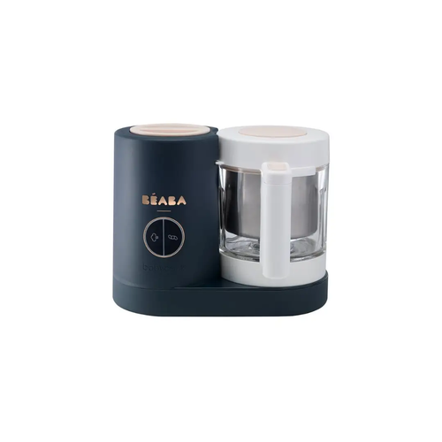 BÉABA Babycook Neo night blue baby food maker with white jar and lid