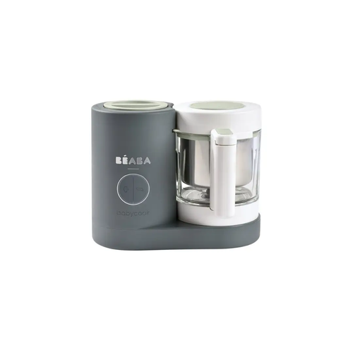 Beaba Babycook Neo mineral grey baby food maker with glass jar