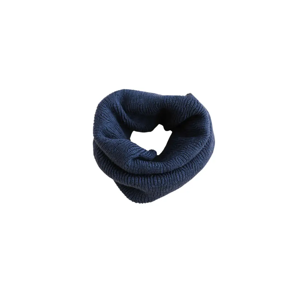 HVID tour de cou Gigi neck gaiter blue; knitted tubular scarf