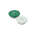FRESK inox lunch containers duo with green and mint lids featuring surf boy motif