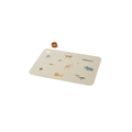 LIEWOOD placemats Jude safari sandy mix on beige with whimsical safari animal pattern