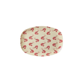 RICE assiette rectangulaire / new shrimp print by Citron Grenadine