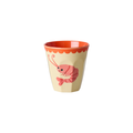 RICE gobelet / shrimp print by Citron Grenadine