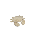 SENGER doudou bouillotte crabe en lin beige, peluche