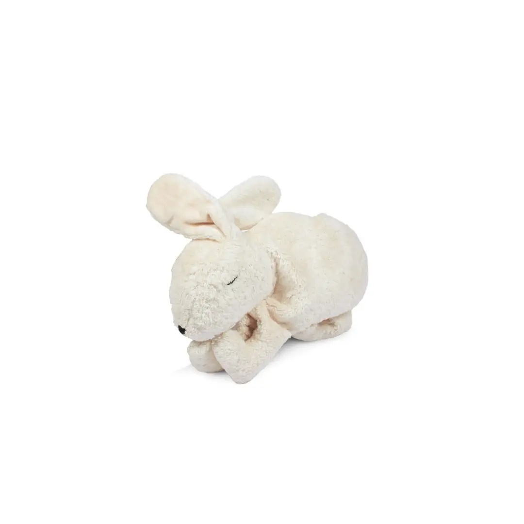 SENGER doudou lapin blanc plush toy by Citron Grenadine, size S, small white rabbit.
