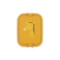 TRIXIE lunch box S, Citron Grenadine, Mr Giraffe design, yellow plastic lunch container.
