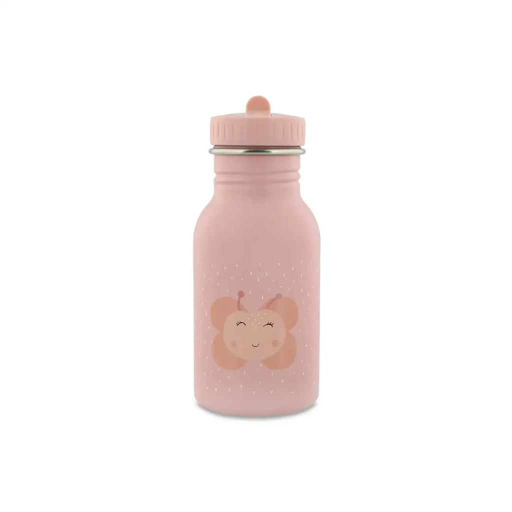 TRIXIE gourde 350 ml pink water bottle with Mrs Butterfly design, Citron Grenadine brand