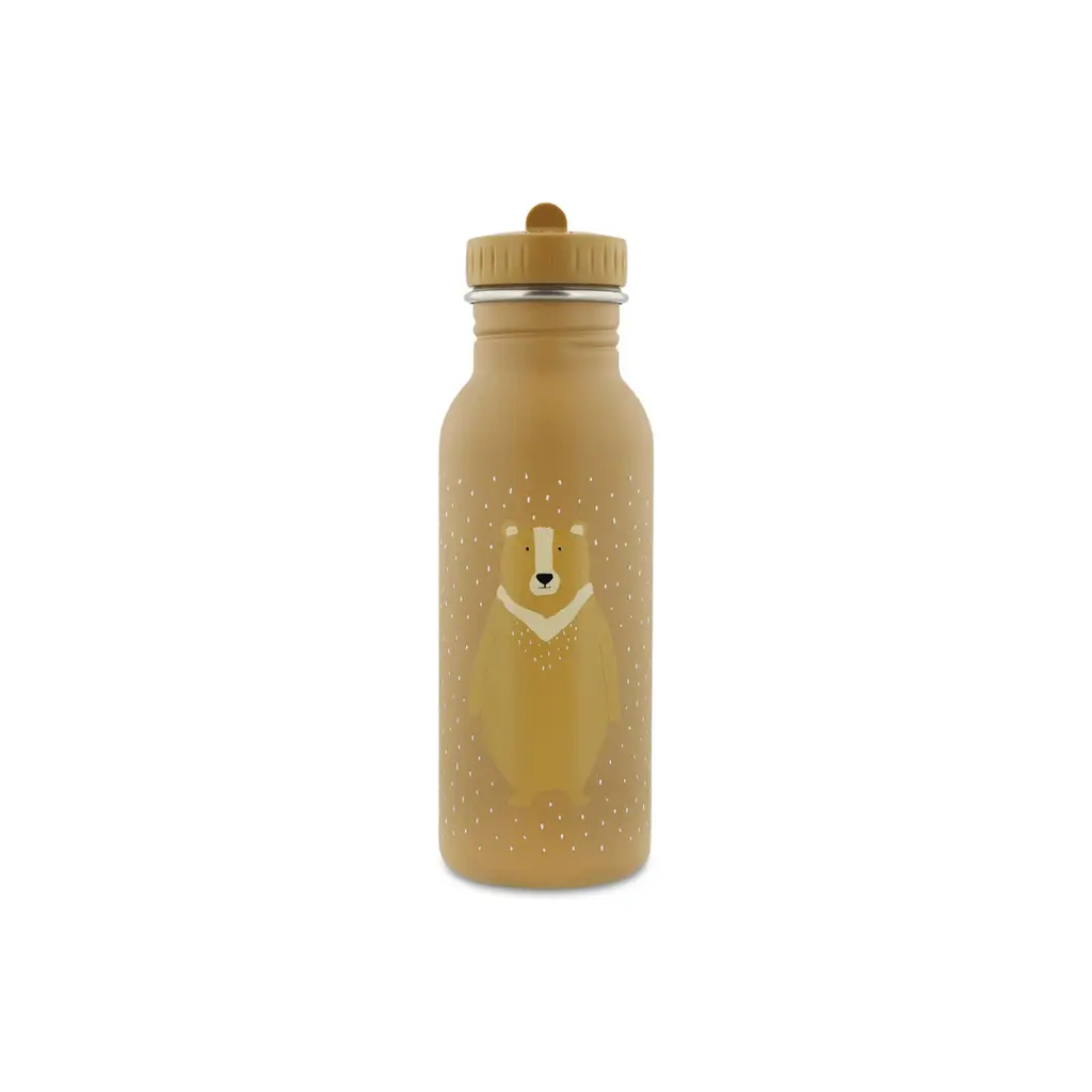 TRIXIE gourde 500 ml water bottle with tan bear design