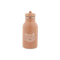 TRIXIE gourde isotherme 350 ml Mrs Cat water bottle in peach with cat-face design by Citron Grenadine