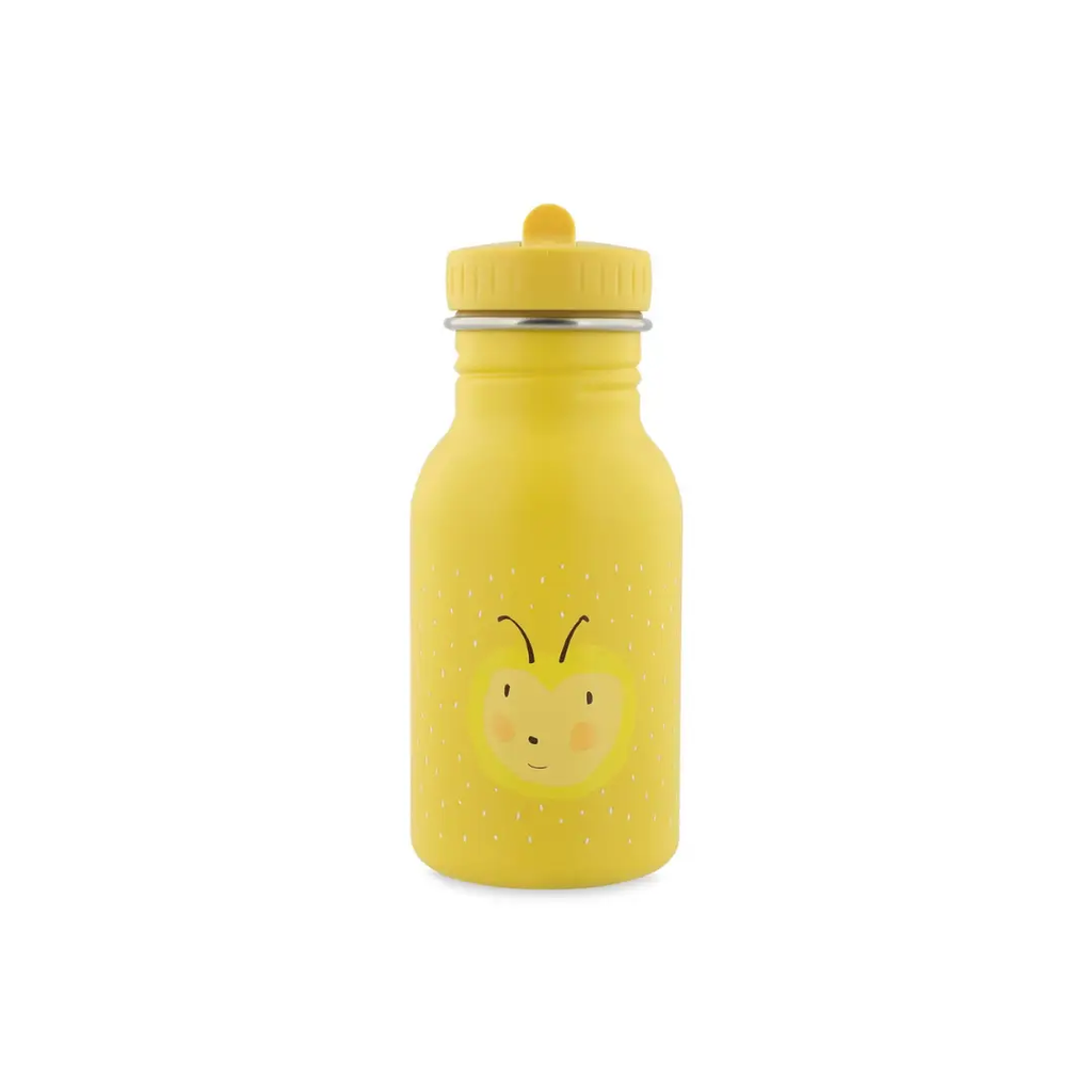 TRIXIE gourde 350ml Mrs Bumblebee canteen in yellow with bee face illustration