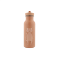 Gourde 500ml Mrs Cat canteen by Citron Grenadine, terracotta pink with cat illustration