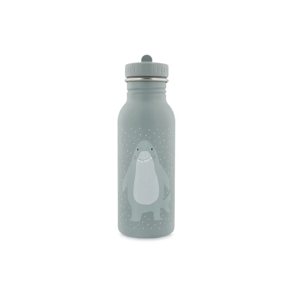 TRIXIE gourde 500ml Mr Shark canteen, teal with shark illustration