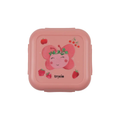 TRIXIE pink lunch box with clips, Fruit Fairy Mrs Butterfly design