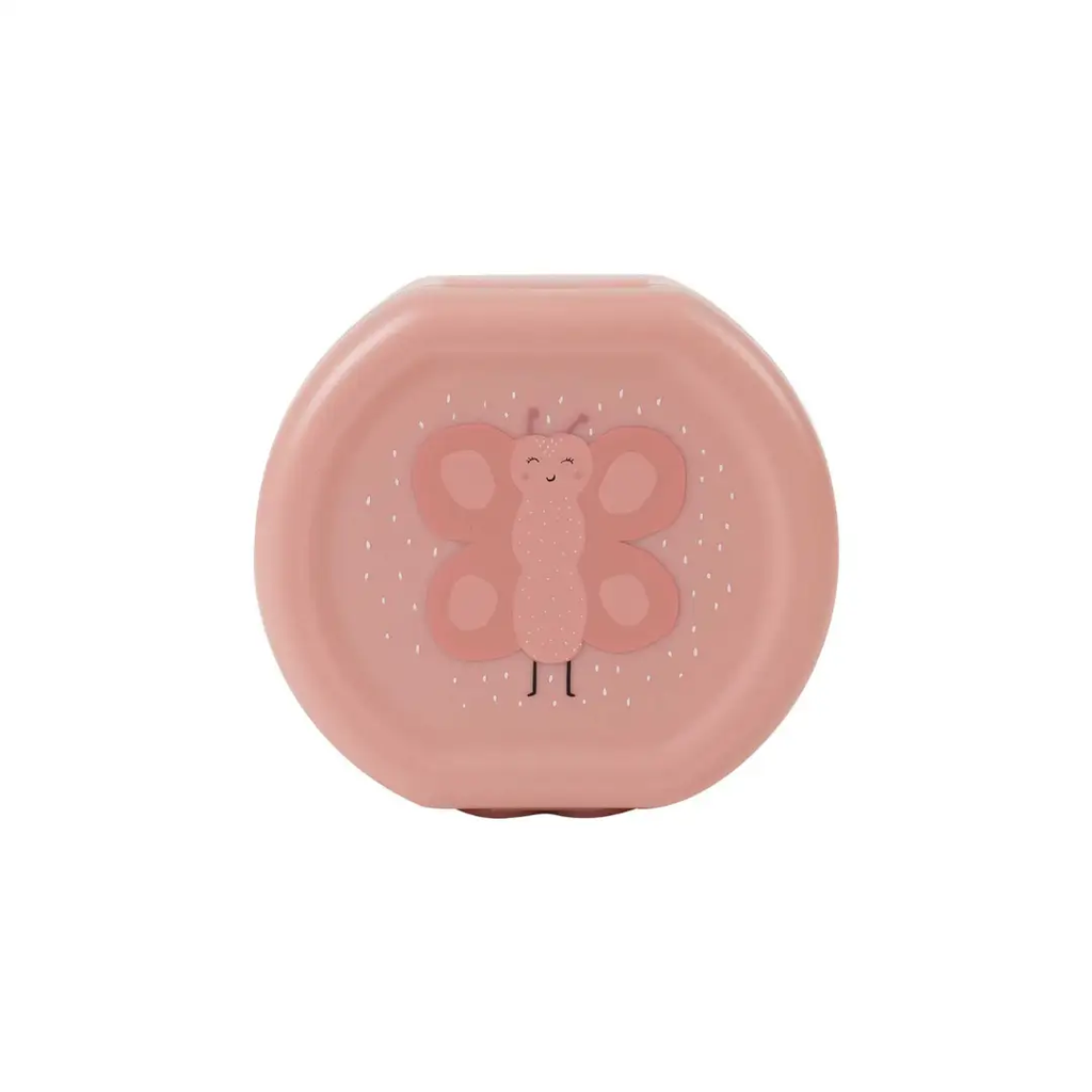 TRIXIE set de 2 boîtes repas Mrs Butterfly, boîtes roses rondes avec motif papillon