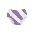 LÄSSIG maillot réutilisable avec couche intégrée / stripes purple salt by Citron Grenadine