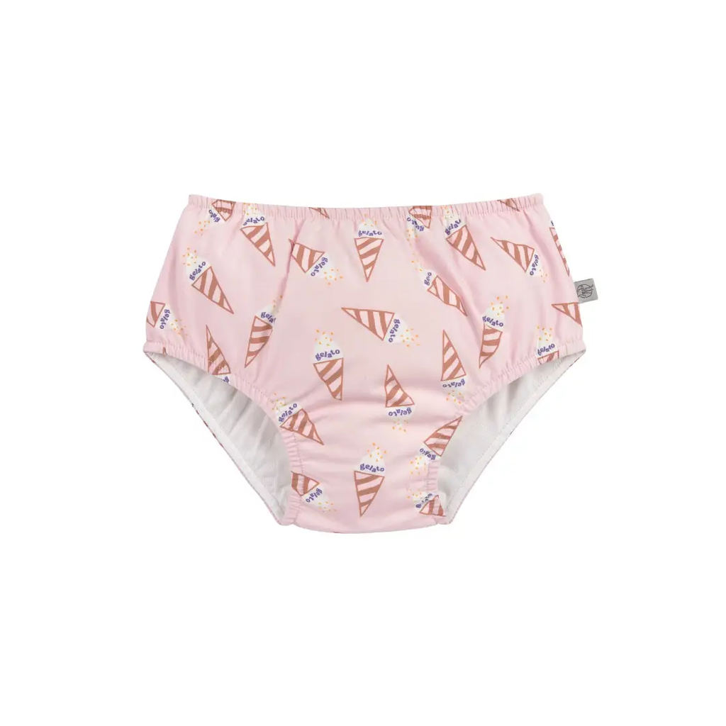 LÄSSIG maillot réutilisable avec couche intégrée / ice cream pale pink by Citron Grenadine