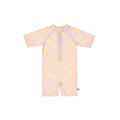 LÄSSIG combi anti UV / checkerboard pale pink yellow by Citron Grenadine