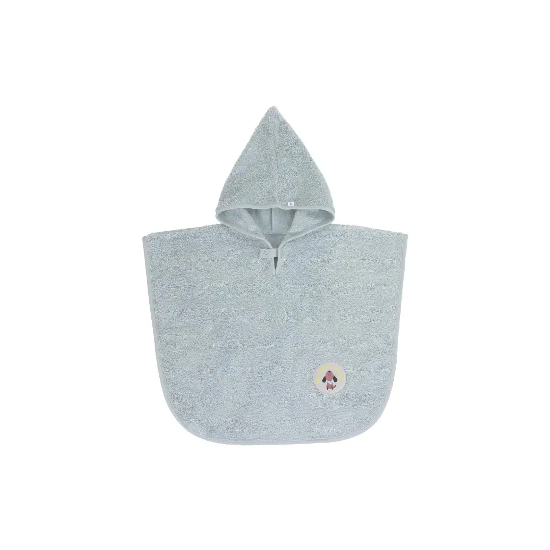 LÄSSIG poncho éponge / illusion blue by Citron Grenadine