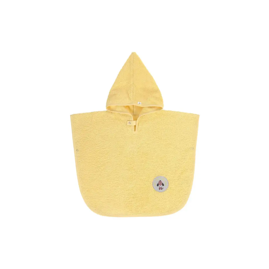 LÄSSIG poncho éponge / yellow by Citron Grenadine