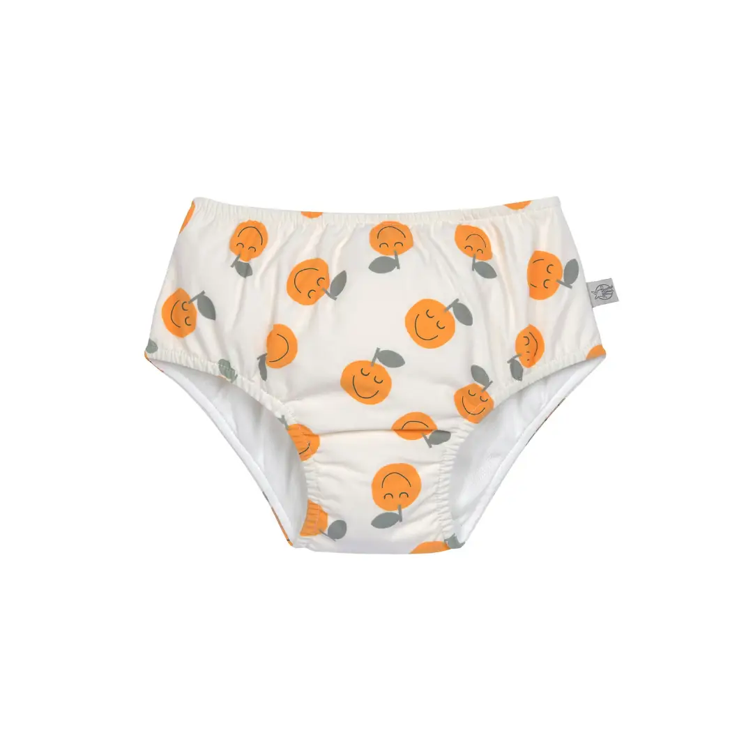 LÄSSIG maillot réutilisable avec couche intégrée / orange sea salt by Citron Grenadine
