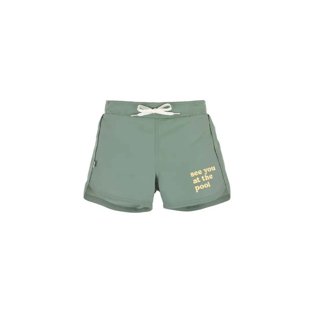 LÄSSIG maillot short / green by Citron Grenadine