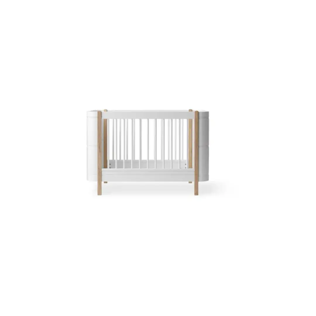 Oliver Furniture lit mini+ 0/9 ans / blanc/chêne by Citron Grenadine