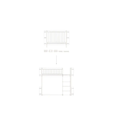 Oliver Furniture kit de conversion basic en lit junior mezzanine by Citron Grenadine