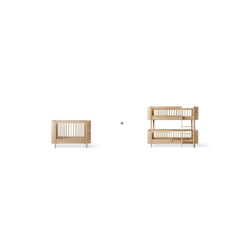 Oliver Furniture kit de conversion basic en lit junior superposé by Citron Grenadine
