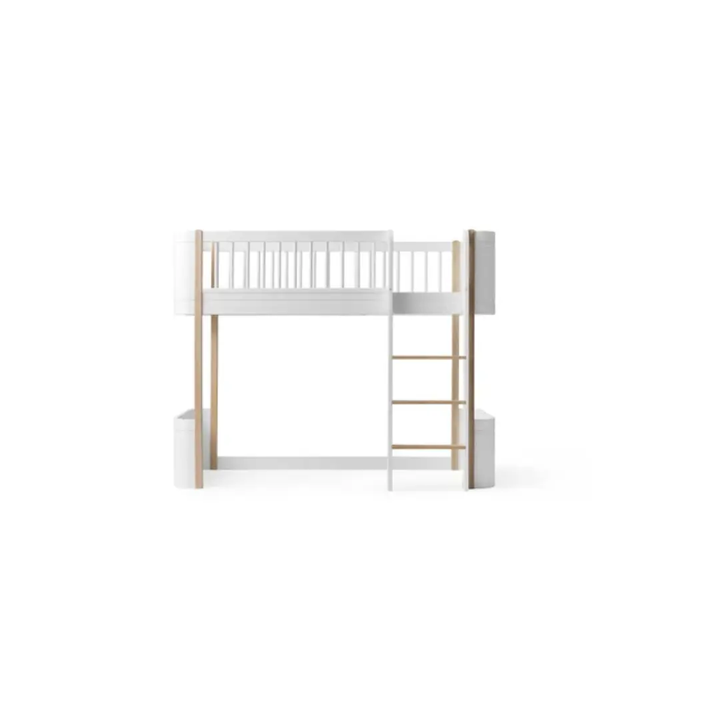 Oliver Furniture lit mezzanine mi-haut wood mini+ by Citron Grenadine