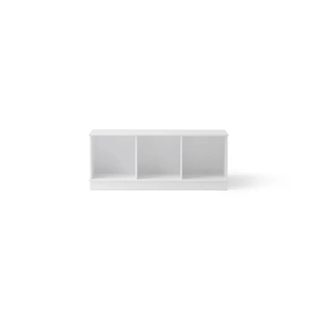 OLIVER FURNITURE étagère WOOD 3x1 horizontale avec socle by Citron Grenadine