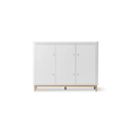OLIVER FURNITURE Armoire multi-rangement 3 portes Wood by Citron Grenadine