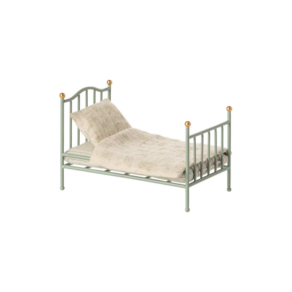 Maileg lit métal vintage / menthe by Citron Grenadine