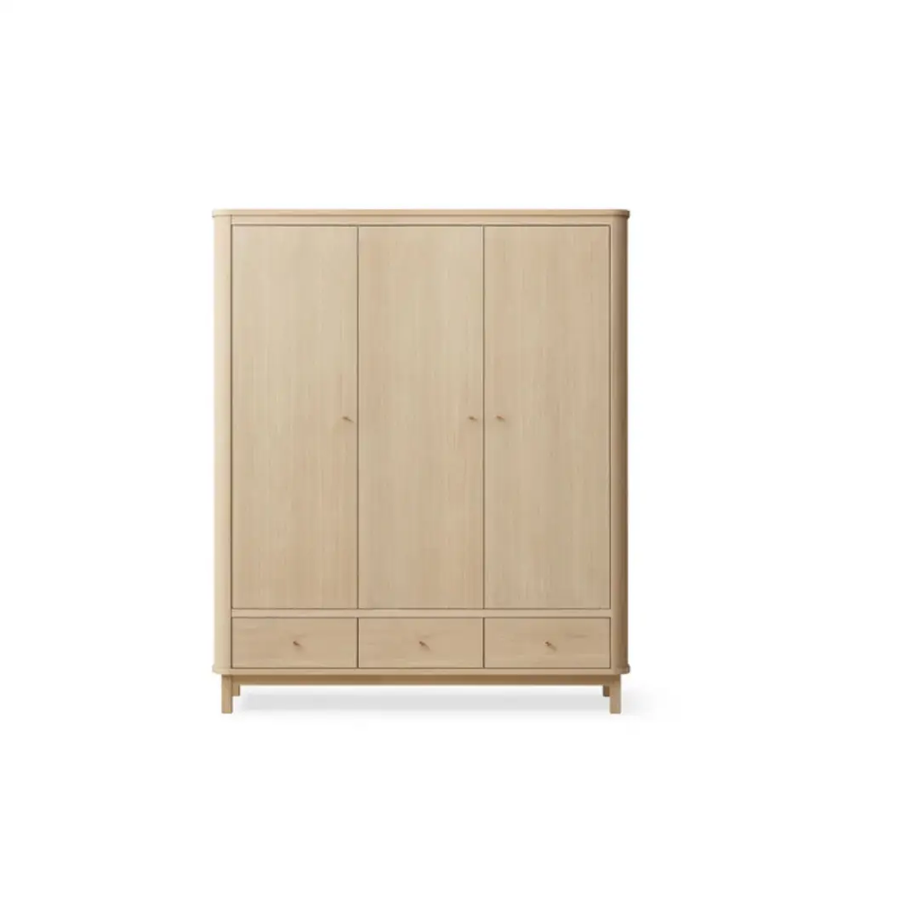 OLIVER FURNITURE wood garde-robe 3 portes / chêne 041377 by Citron Grenadine