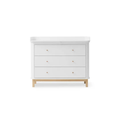 Oliver Furniture commode à langer 3 tiroirs chêne/blanc by Citron Grenadine