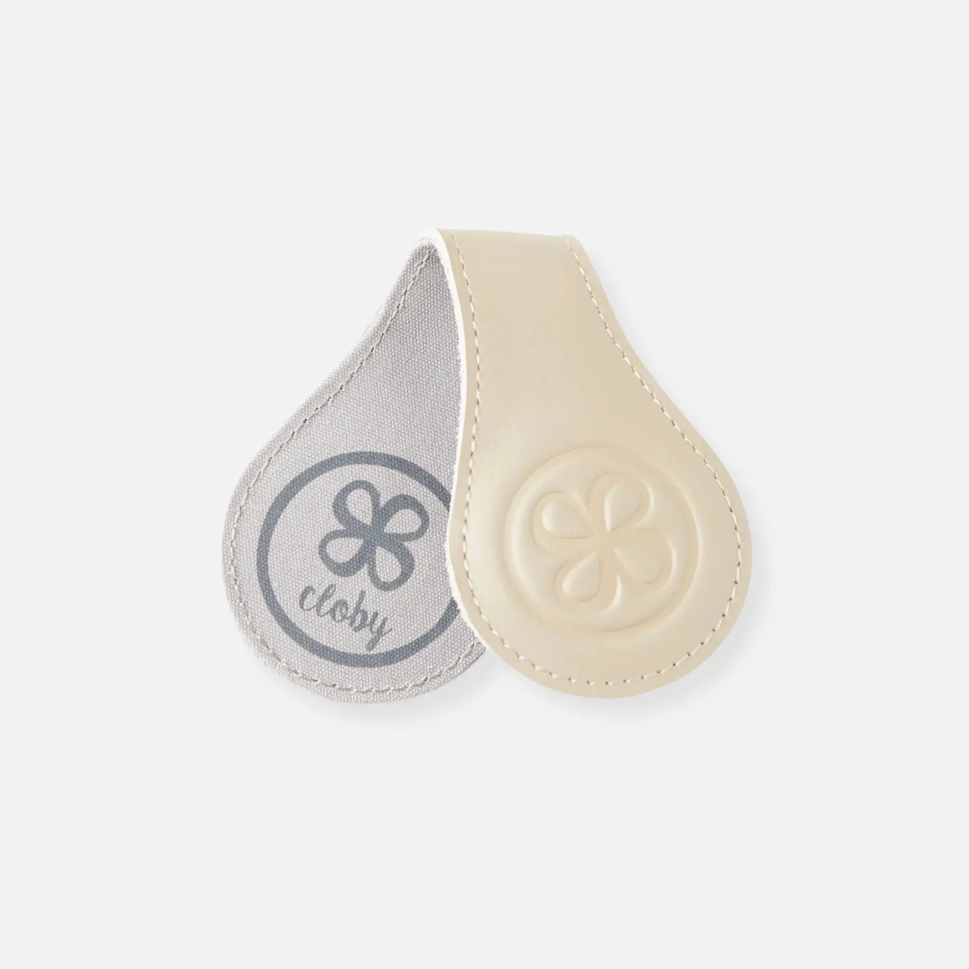 CLOBY clips beige stroller hooks by Citron Grenadine