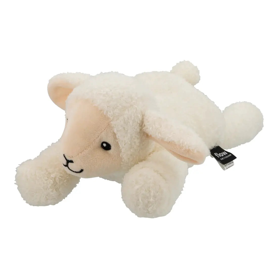 Rosie plush lamb doudou by Flow Amsterdam, white fluffy toy