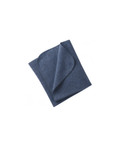 ENGEL couverture en laine / bleu chiné