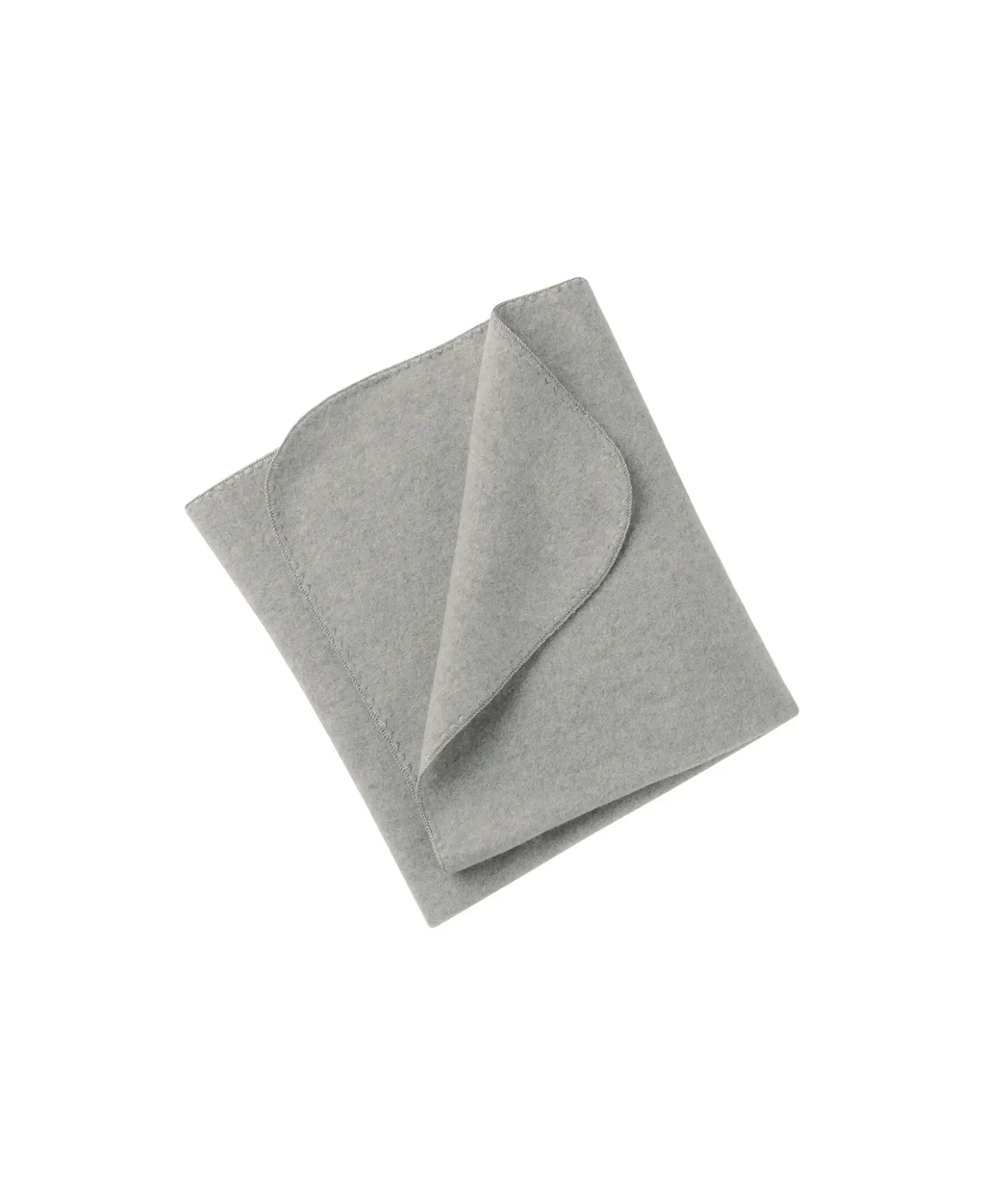 ENGEL couverture en laine / gris chiné chiné