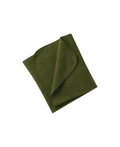 ENGEL couverture en laine / vert chiné