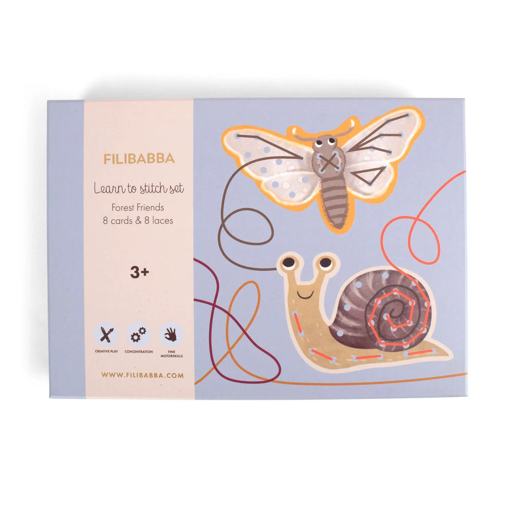 FILIBABBA jeu de laçage / amis de la forêt 3ans+